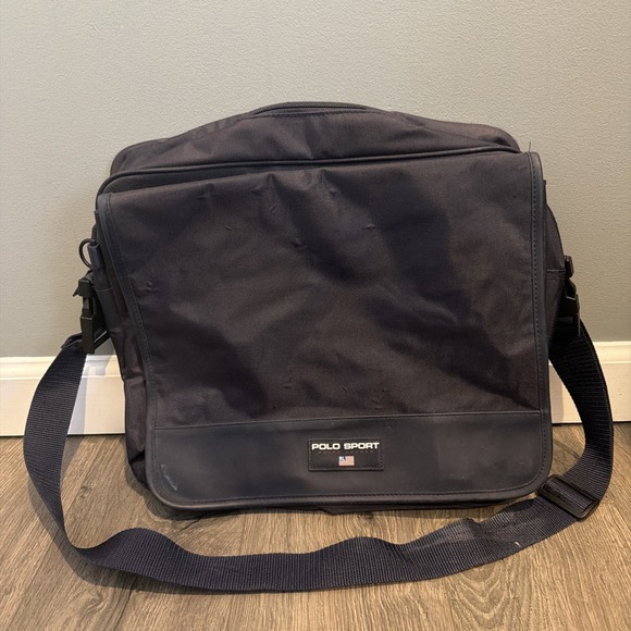 Polo Sport Other - Ralph Lauren Messenger Bag Polo Sport Crossbody Shoulder Strap Vtg 90s